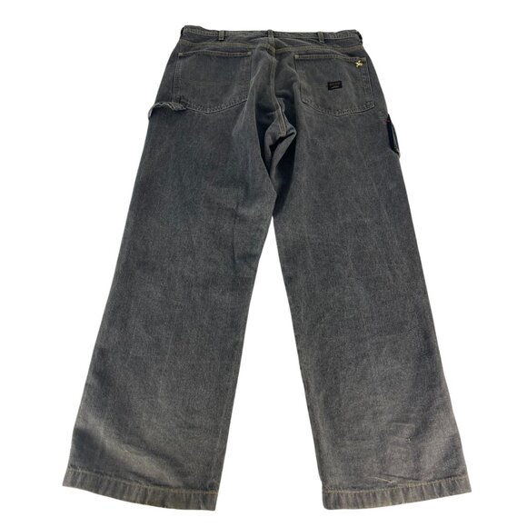 Vintage Y2K Polo Jeans Cell Phone Carpenter Denim Jeans Men 40 Gray Straight Leg - Picture 11 of 15